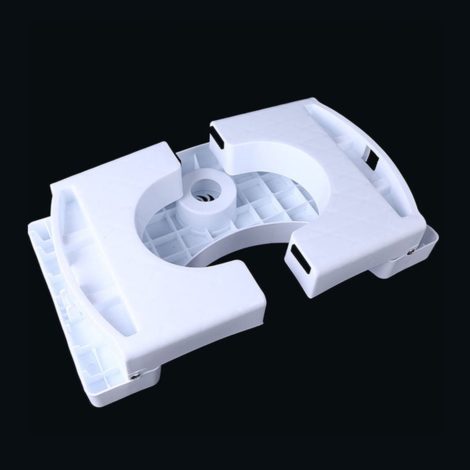 6005a Plastic Non-slip Folding Toilet Squat Stool - White Color 6005a Plastic Non-slip Folding Toilet Squat Stool - White Color